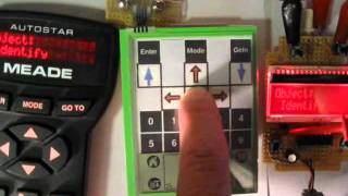 Touch panel input for Meade 497 smart dumb handbox adapter [upl. by Ingemar]