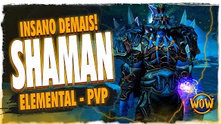 PVP DE SHAMANZÃO ELEMENTAL É MUITO DA HORA  WOW DRAGONFLIGHT [upl. by Enaols]