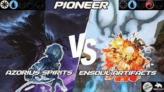 Azorius Spirits VS Ensoul Artifacts MTG Pioneer [upl. by Sirrep]