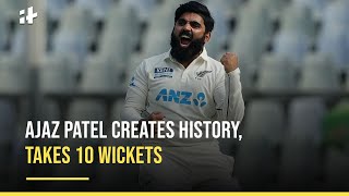 Ajaz Patel Creates History Takes 10 Wickets [upl. by Ozzy235]