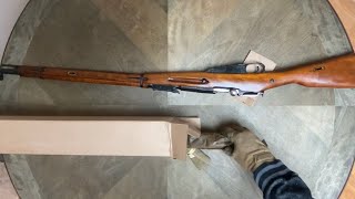 Mosin Nagant 1891  30 Surplus HEX Receiver Box Opening [upl. by Acinoryt]