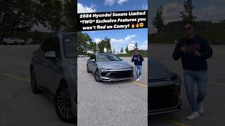 Two Luxury Features the 2024 Hyundai Sonata Hybrid has You CANT Find in Our 2025 Camry [upl. by Ened]