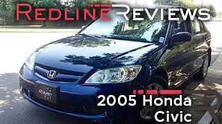 2005 Honda Civic Review Walkaround Exhaust amp Test Drive [upl. by Skurnik]