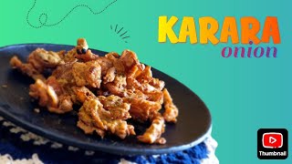 krispies recipe  Karara onion  quick easy evening snacks 😋 [upl. by Ashwell]