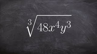 Simplifying a radical expression by using the factored form of the radicand [upl. by Artina409]