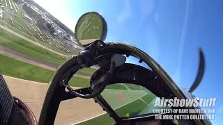 Flying the Spitfire in Oshkosh Spitfire Mk IX Helmet Cam [upl. by Eahsan496]