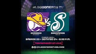 Dorados vs Saraperos Pretemporada 2024 J2 [upl. by Hoshi]