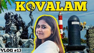 Weekend trip to Kovalam Beach Trivandrum  Kerala trip in monsoon  Kerala Tourist Places [upl. by Koral]