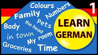 Learn German for beginners  Lesson 1 [upl. by Nue]