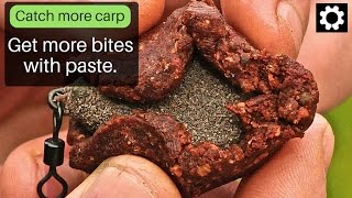 Carp fishing  Wrapping the Lead in paste for more bites [upl. by Ecarret]