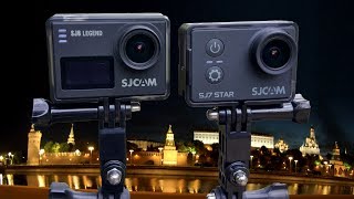 SJ7 Star vs SJ6 Legend сравнительное Ночное видео comparative Night video 4K  25K  1080p [upl. by Eriha]