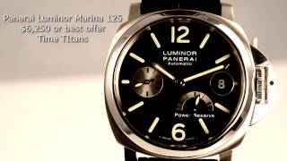 Panerai Luminor Marina PAM 125 40MM Power Reserve G Full Set Automatic OP IX COSC [upl. by Crandale146]