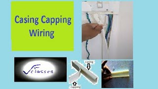 easy method of casing capping wiring  basic tips of casing capping [upl. by Airottiv813]