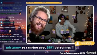 Se faire raid par Mistermv avec 6K viewers  Un rêve  Merci pour tout [upl. by Schweitzer13]