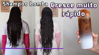 MELHOR SHAMPOO CASEIRO para CRESCER o CABELO e FORTALECER • Resultado de 1 mês usando [upl. by Ginny]