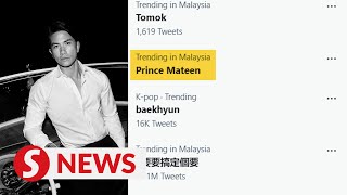 Brunei Prince Mateen’s visit to Malaysia a trending topic on Twitter [upl. by Atnek]