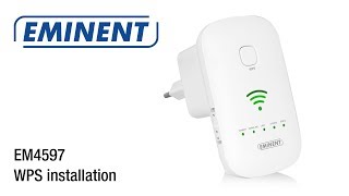 EM4597 WiFi Repeater  WPS installation [upl. by Markson]