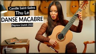 Thu Le plays Danse Macabre by Camille SaintSaëns 🤩 on a 2022 Zbigniew Gnatek Guitar [upl. by Joris]