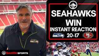 INSTANT REACTION Seahawks WIN 2017 vs 49ers [upl. by Fanny]