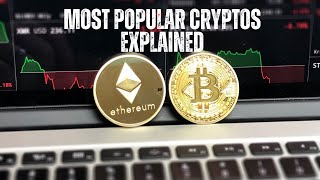 Top 10 Most Popular Cryptos Explained [upl. by Legge315]