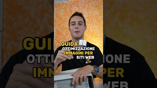 Come ottimizzare le immagini per il tuo sito web short [upl. by Yarased]