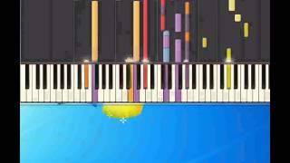 Accidenti a te Fiordaliso Piano tutorial by Synthesia [upl. by Sadick]