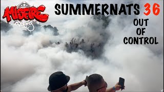 Summernats 36 gets WILD  burnouts fire amp cars kicked out [upl. by Edna]