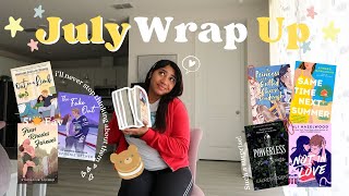 I read 11 books 💌📚 lets talk about it  July reading Wrap up🍒☀️ [upl. by Enialb381]