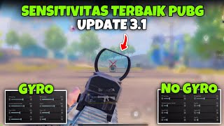 Sensitivitas Pubg Mobile Terbaik Gyro amp No Gyro Cara Aim Lurus Pubg Mobile  PUBG MOBILE 31 [upl. by Notlef]