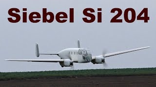 Siebel Si 204 giant scale RC aircraft 2018 [upl. by Asilad674]