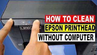 SOLVED Epson L3210  L3110 black ink not printing color problem with MANUAL PRINT HEAD CLEANING [upl. by Aneert523]