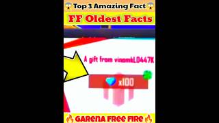 Free Fire Ke Oldest Facts 😯 shorts shortvideo youtubeshorts freefire [upl. by Call]