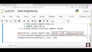 Can not import name joblib from sklearn externals  Fixed [upl. by Idurt124]