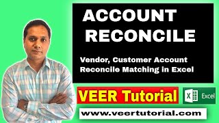 Account Reconciliation in Excel  How to reconcile accounts payable in Excel [upl. by Breanne]