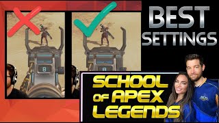 SEE AND HEAR ENEMIES BETTER ADVANCED SETTINGS Apex Legends [upl. by Nnov590]