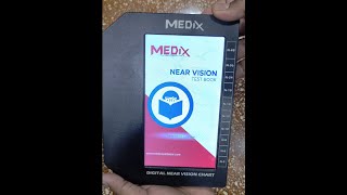 Smart Digital Near Vision Chart  Medix DNVC100 Portable and Easy to use [upl. by Nahsab]