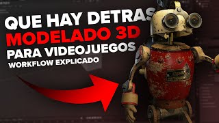 Cómo se hacen los Modelos 3D para Videojuegos [upl. by Annasus]