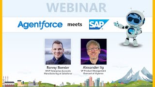 Agentforce meets SAP  Webinar von Vigience und Salesforce [upl. by Kcirdle]