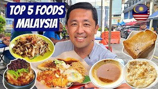 Top 5 Food You Must Try in Malaysia 🇲🇾 Malaysian Street Food Tour in Kuala Lumpur [upl. by Nancey200]