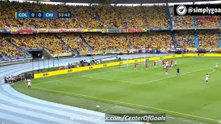 Gol de Davinson Sánchez Colombia Vs Chile 10 Análisis de todos los goles y resumen ampliado [upl. by Anilatak]