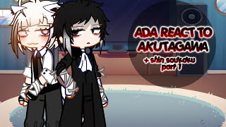 REMAKINGADA REACT TO AKUTAGAWA  BSD  SSKK  GCRV  PUT IN 2X [upl. by Vashtia881]