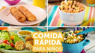 Ideas de comidas rápidas para niños  Kiwilimón [upl. by Eugirne943]