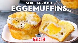 Muffins med egg «gyeranppang» Koreansk streetfood  TINE Kjøkken [upl. by Aciretal]