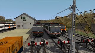 UT470 en triple Montcada Bif LHospitalet de Llobregat  Ruta Catalunya Express  TS Classic [upl. by Limaj]