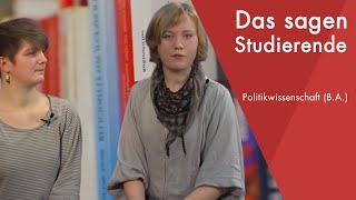 quotDas sagen die Studentinnenquot  Politikwissenschaft BA studieren [upl. by Brock]