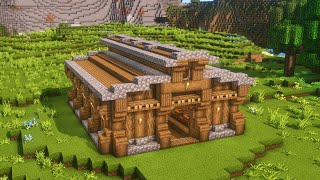 Minecraft  How to Build a Villager Trading Hall Tutorial [upl. by Rebane]