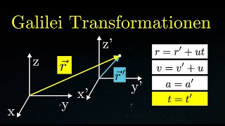 GalileiTransformationen EINFACH erklärt Physik [upl. by Auqinom]