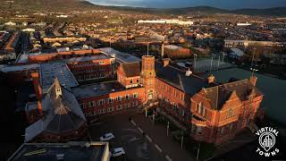 St Marys University College on the Falls Road in Belfast [upl. by Leschen]