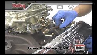 How to Set The Carburetor to Transmission Kickdown On TH350 TH400 And 700R4 Transmissions [upl. by Cirda]