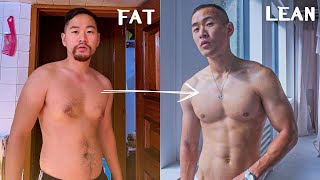 FAT to LEAN  6 Month Body Transformation  Minimal Training and Nutrition Guide [upl. by Jocko753]